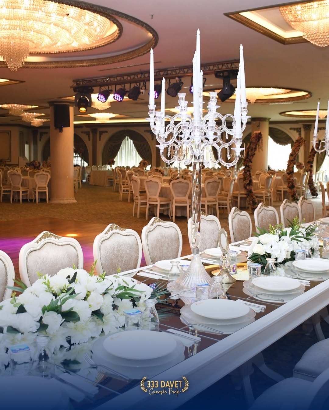 İstanbul Bağcılar 333 Güneşli Park Davet yüksek tavanlı düğün salonu