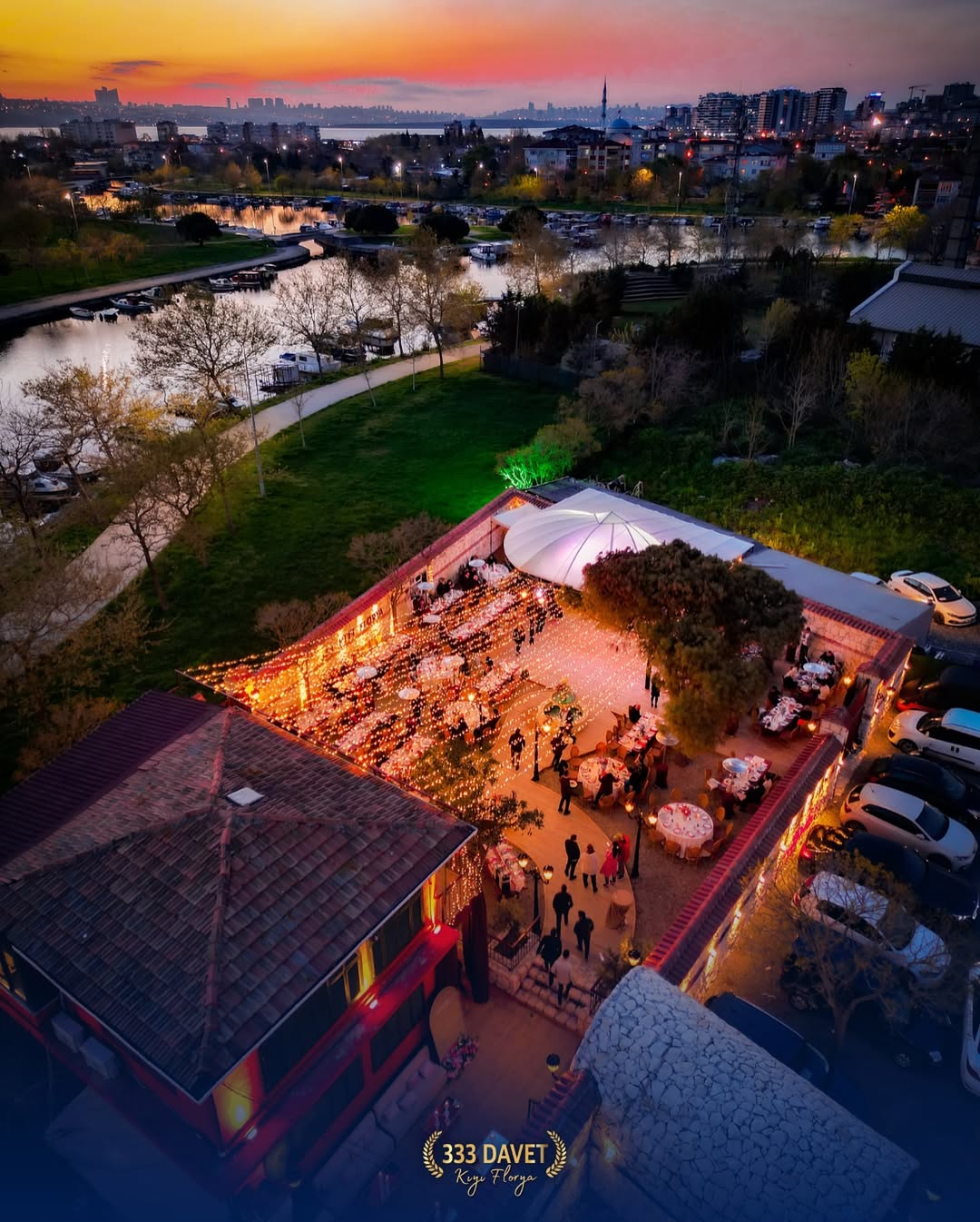 Deniz manzaralı 333 Kıyı Florya açık hava düğün alanı