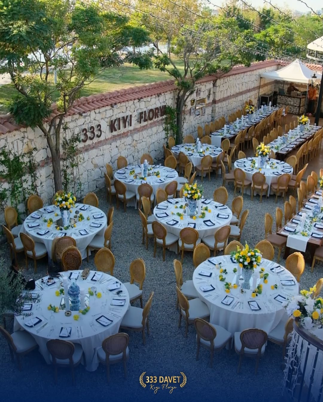 Akşam ışıklarıyla romantik İstanbul düğün mekânı