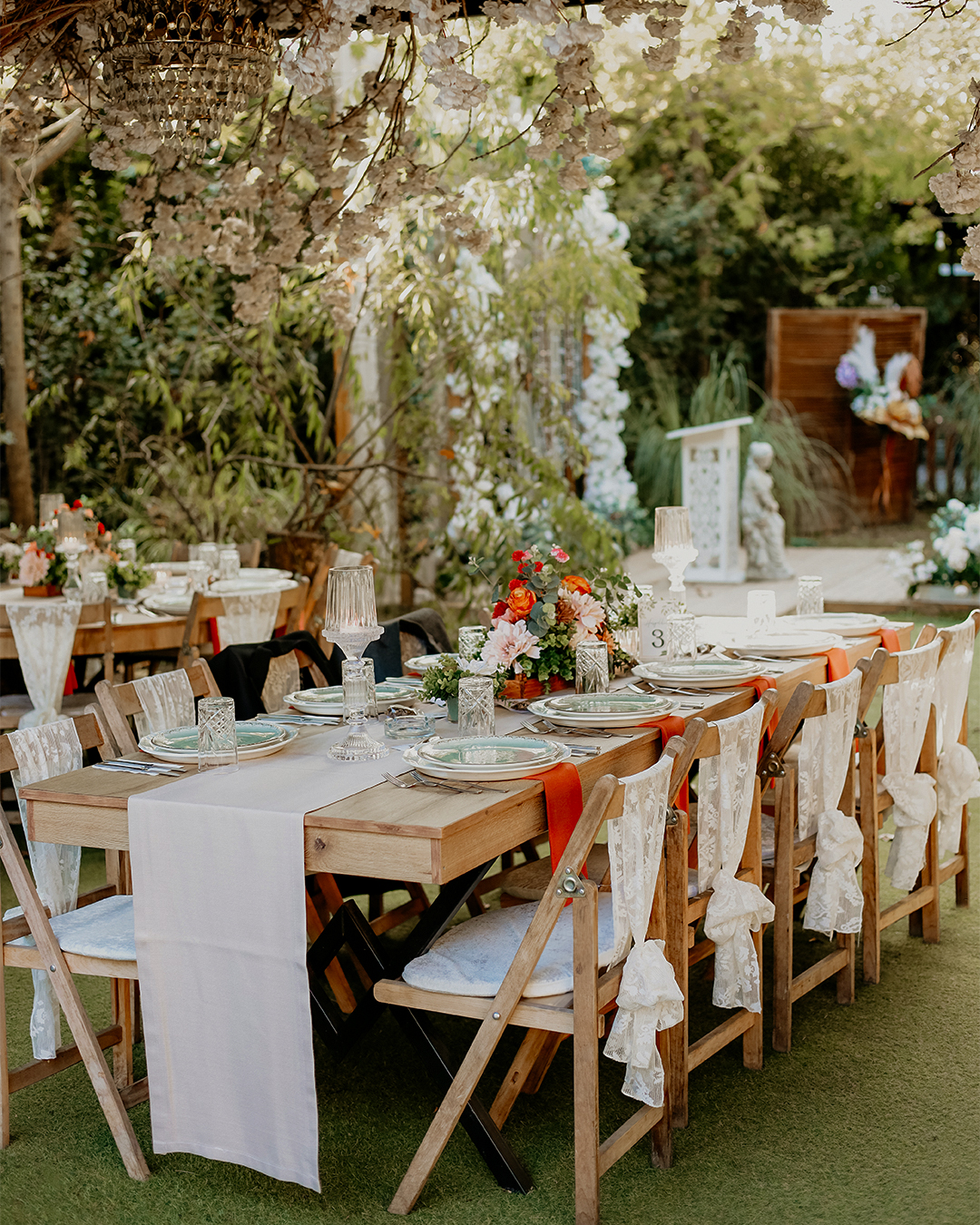 Beyaz Bahçe dere kenarı düğün organizasyonu