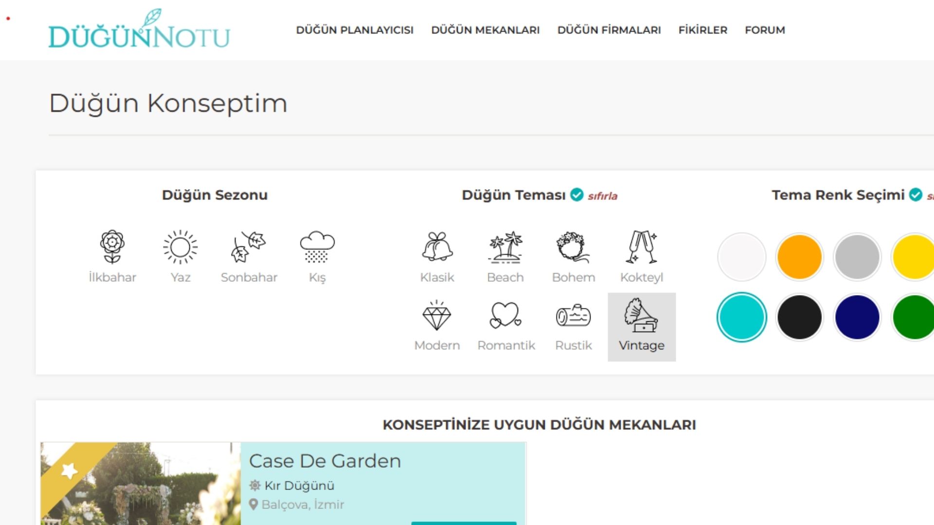 dugunnotu duğun planlayıcısı