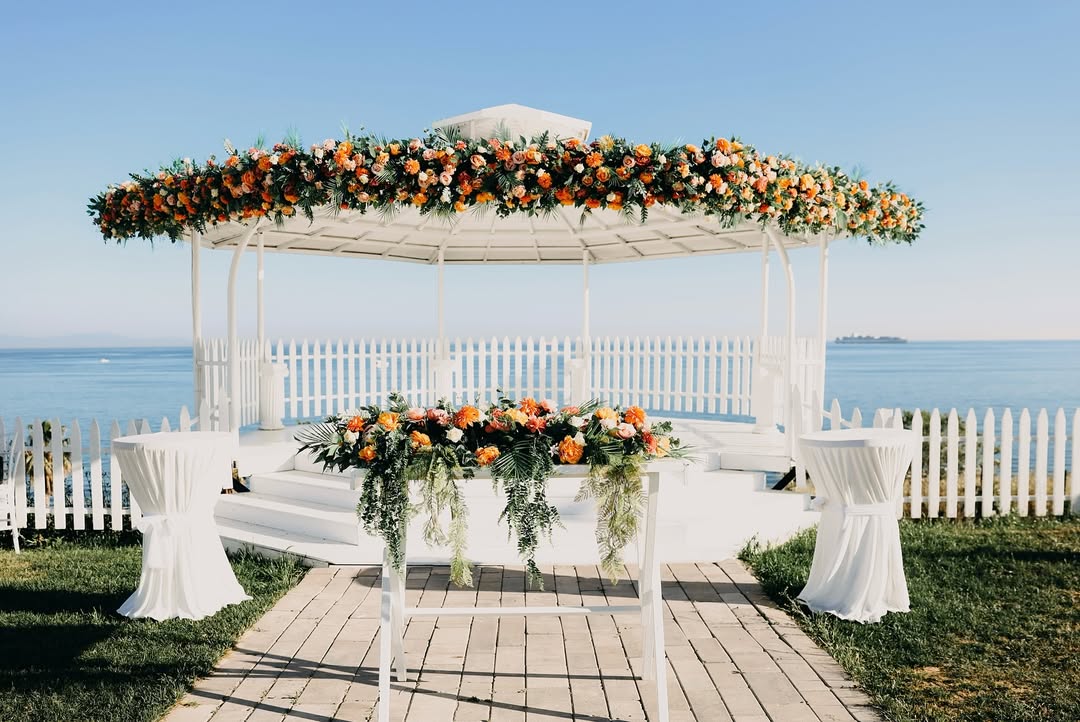 Deniz manzaralı açık nikâh alanı – Beylikdüzü kır düğünü