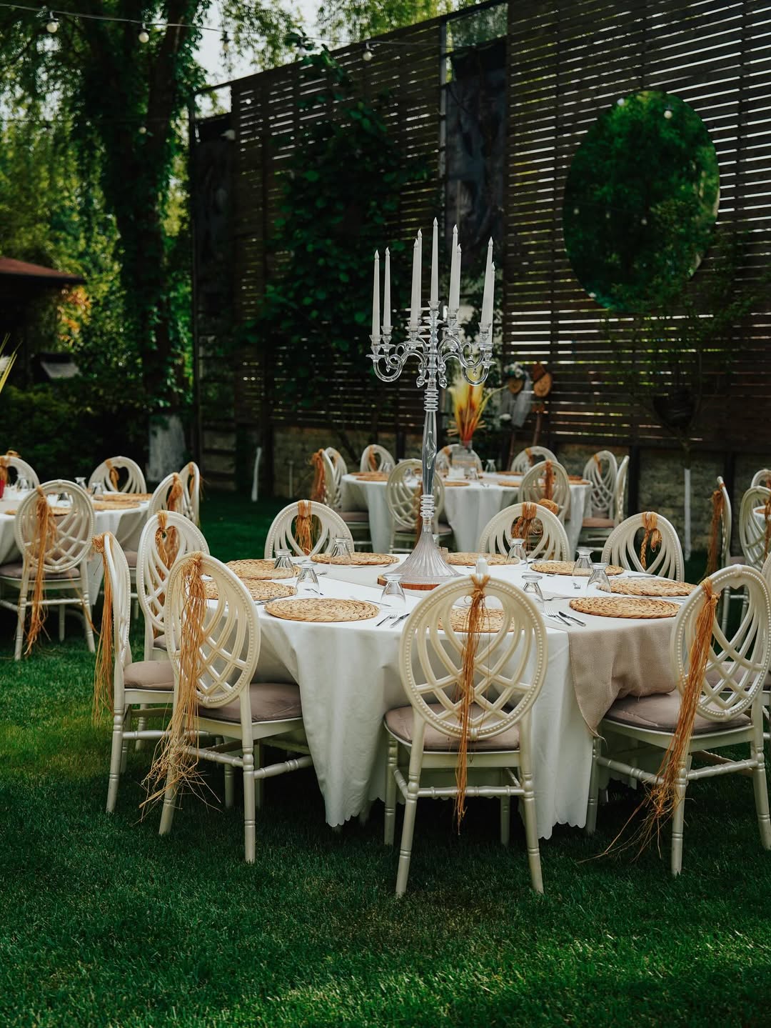 String light aydınlatmalı bohem düğün ambiyansı