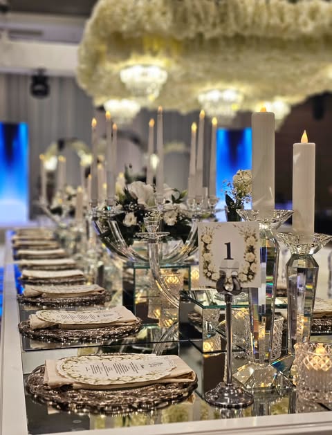 Frezya Organizasyon lüks düğün masa düzeni İstanbul