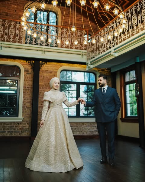 Sanatsal düğün fotoğrafçılığı iç mekân çekimi