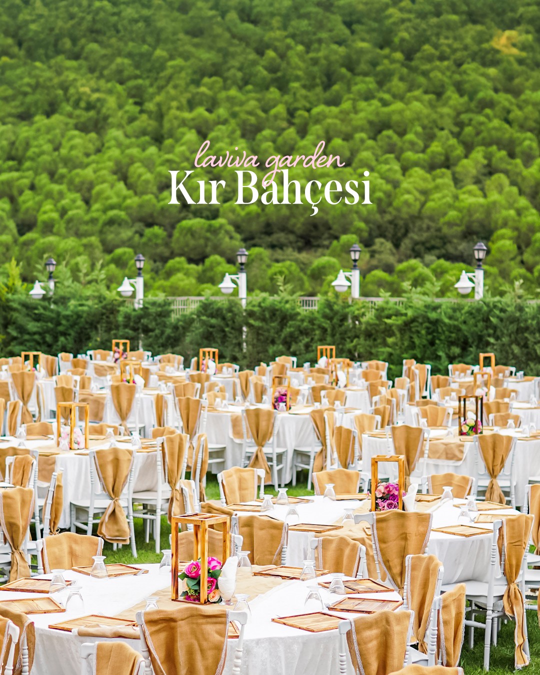 Bohem kır düğünü konsepti masa süslemeleri