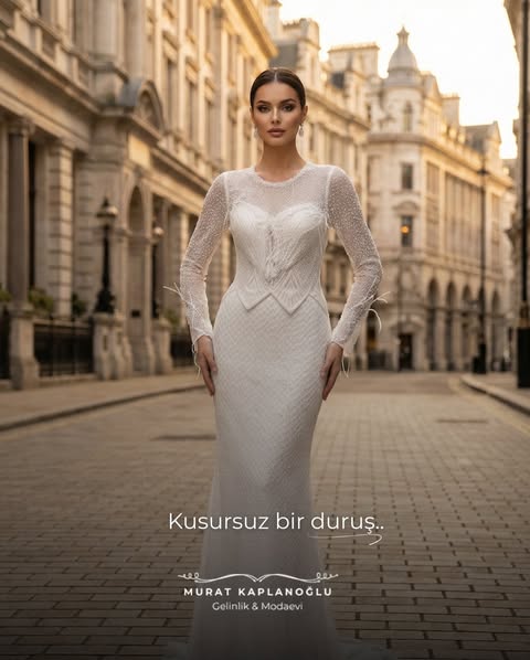 Abiye ve nişanlık tasarım örneği Murat Kaplanoğlu