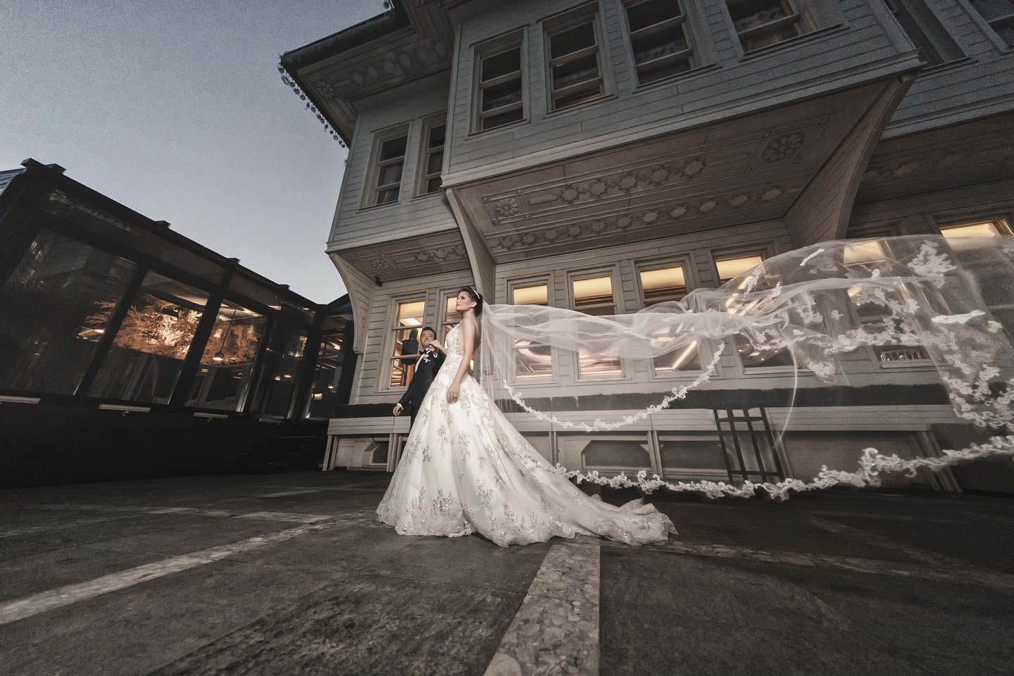 Tarihi mekânda editorial düğün çekimi İstanbul