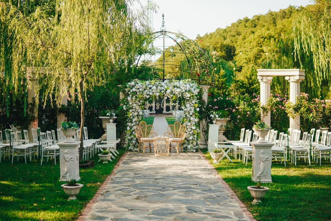 The Ritz Grand Gardens Beykoz kır düğünü alanı genel görünüm