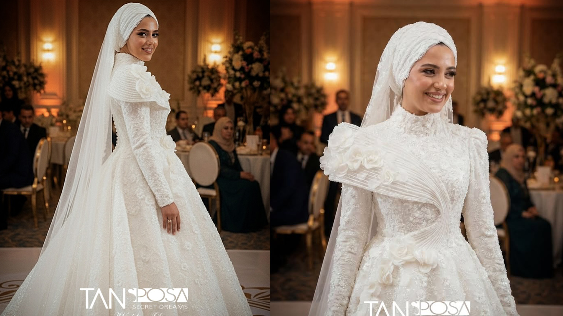 Zarafetin En Heyecan Verici Hali: TAN Sposa’nın Modern ve Gösterişli Tesettür Gelinliği