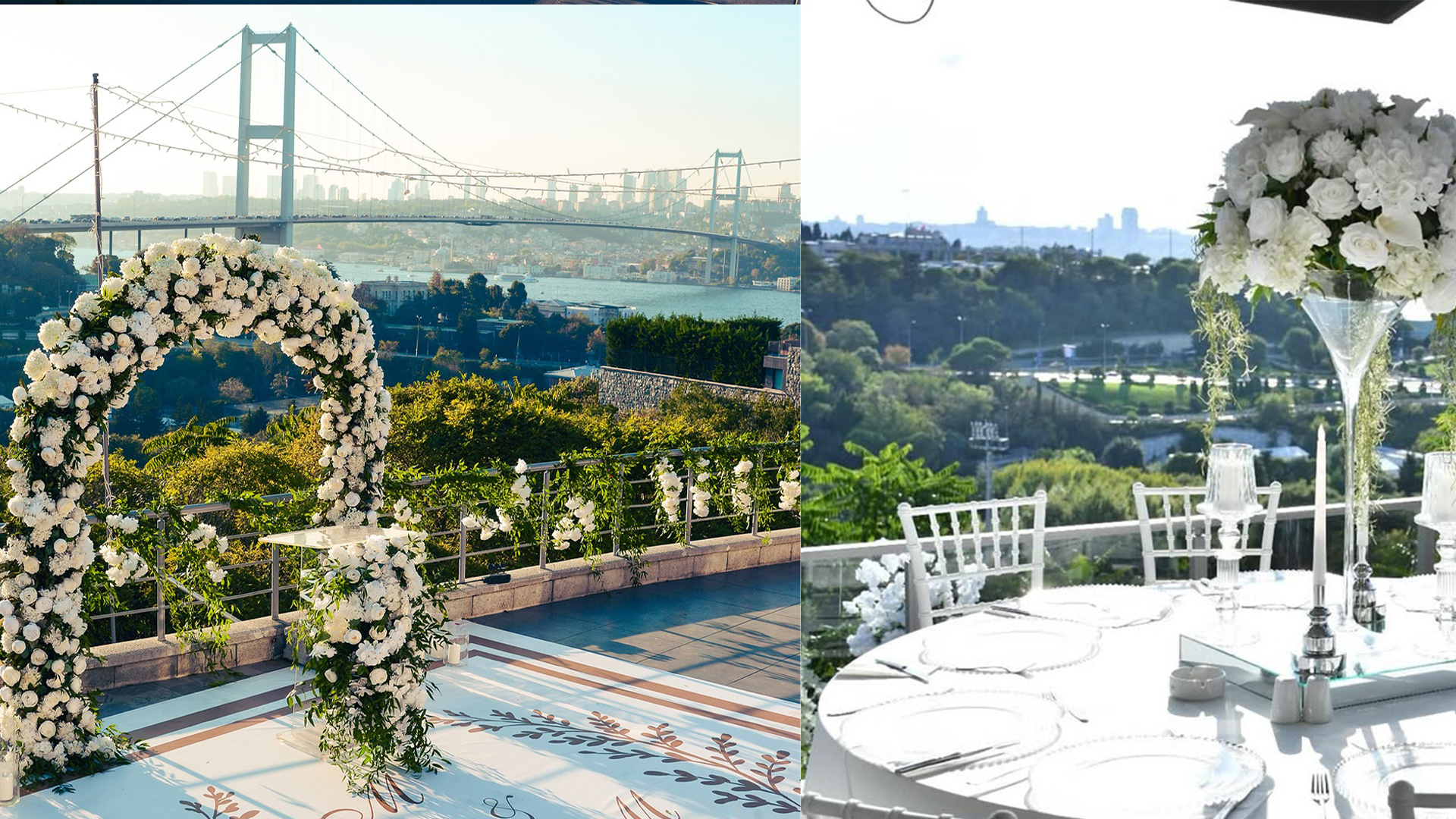 Uçar Garden Bosphorus | Üsküdar’da Boğaz Manzaralı, Doğayla İç İçe Düğün Mekânı