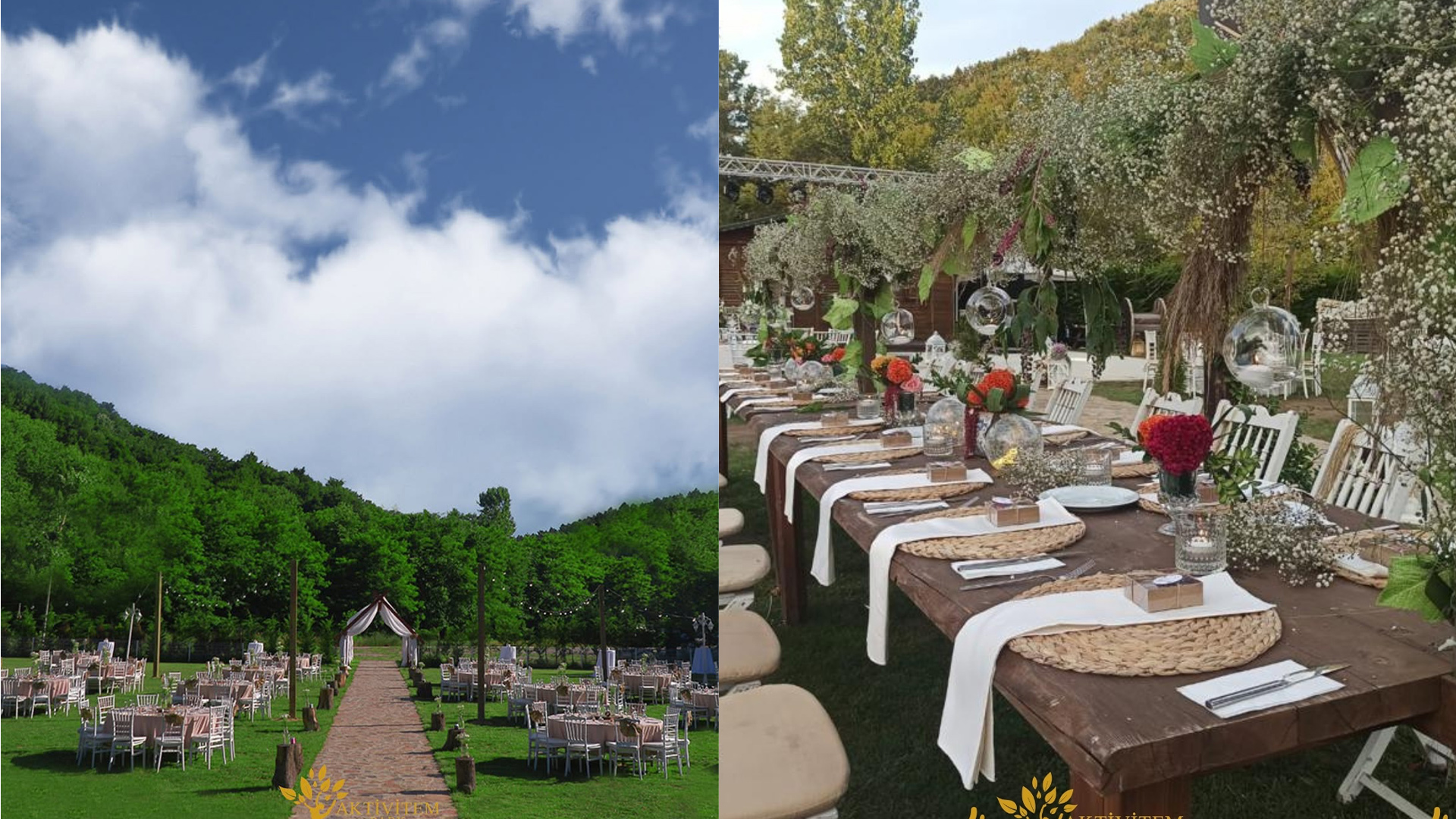 Doğanın Kalbinde Dört Farklı Hayal: Aktivitempark Beykoz Kır Düğünü Alanları