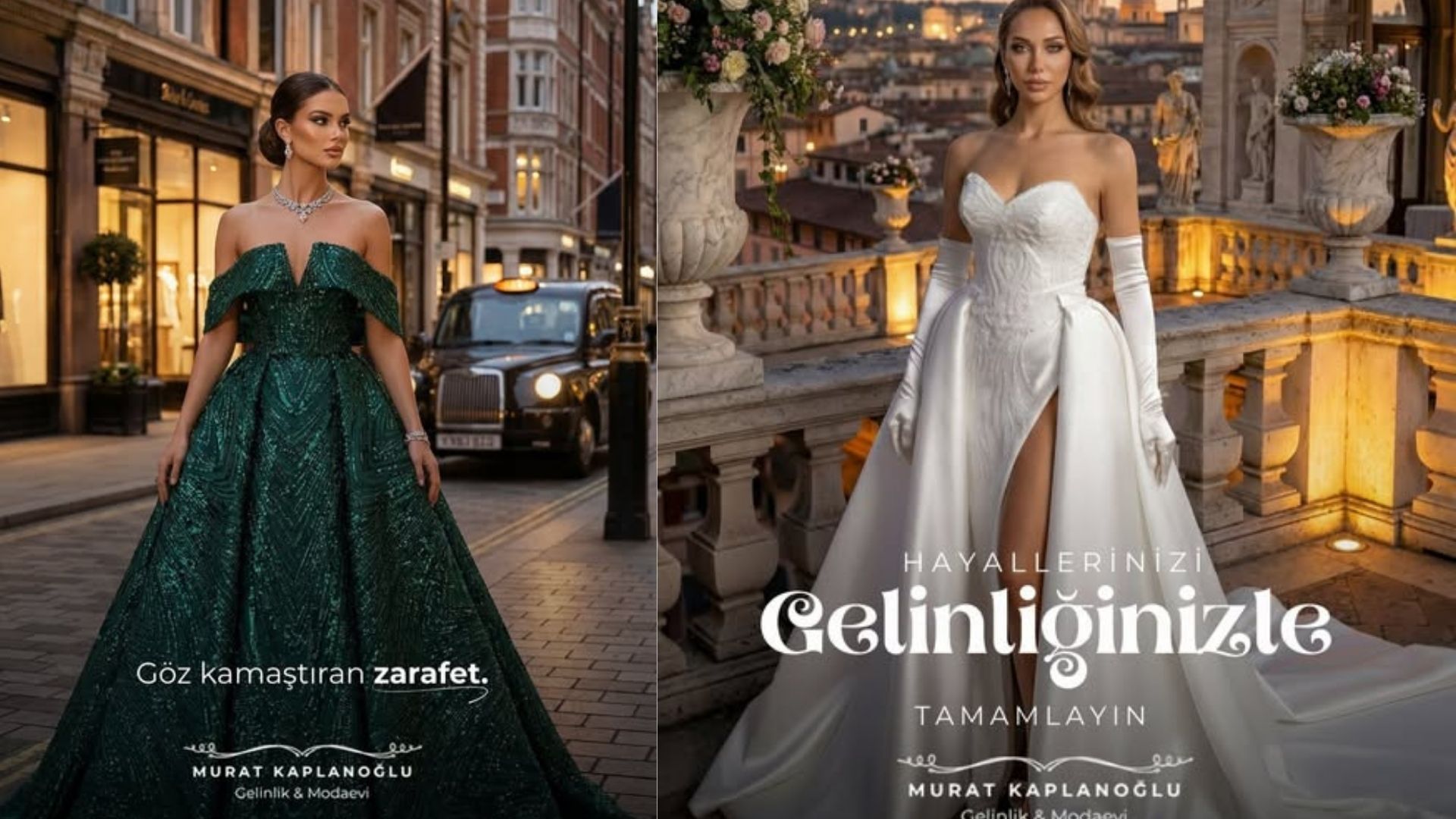 Murat Kaplanoğlu Gelinlik | İstanbul Avcılar’da Zamansız ve Modern Gelinlik Tasarımları