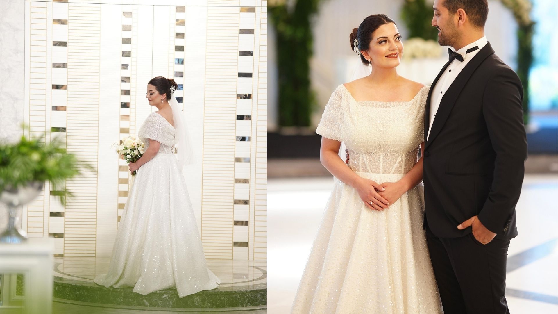 Loresima Moda Evi Kare Yaka Prenses Gelinlik