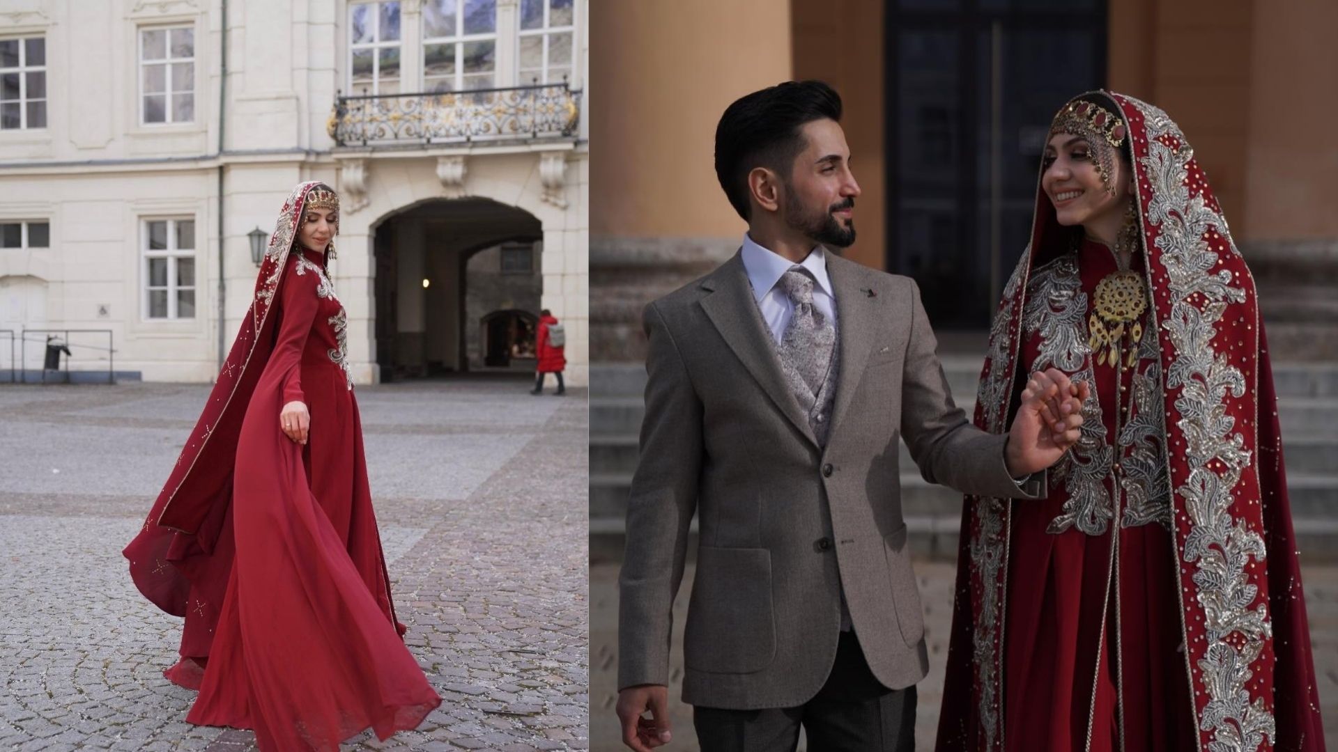 Kına Gecesinde Tahtını Kur! Erbay Ekinci’den Bordo Kaftan Detaylı Gösterişli Kına Elbisesi