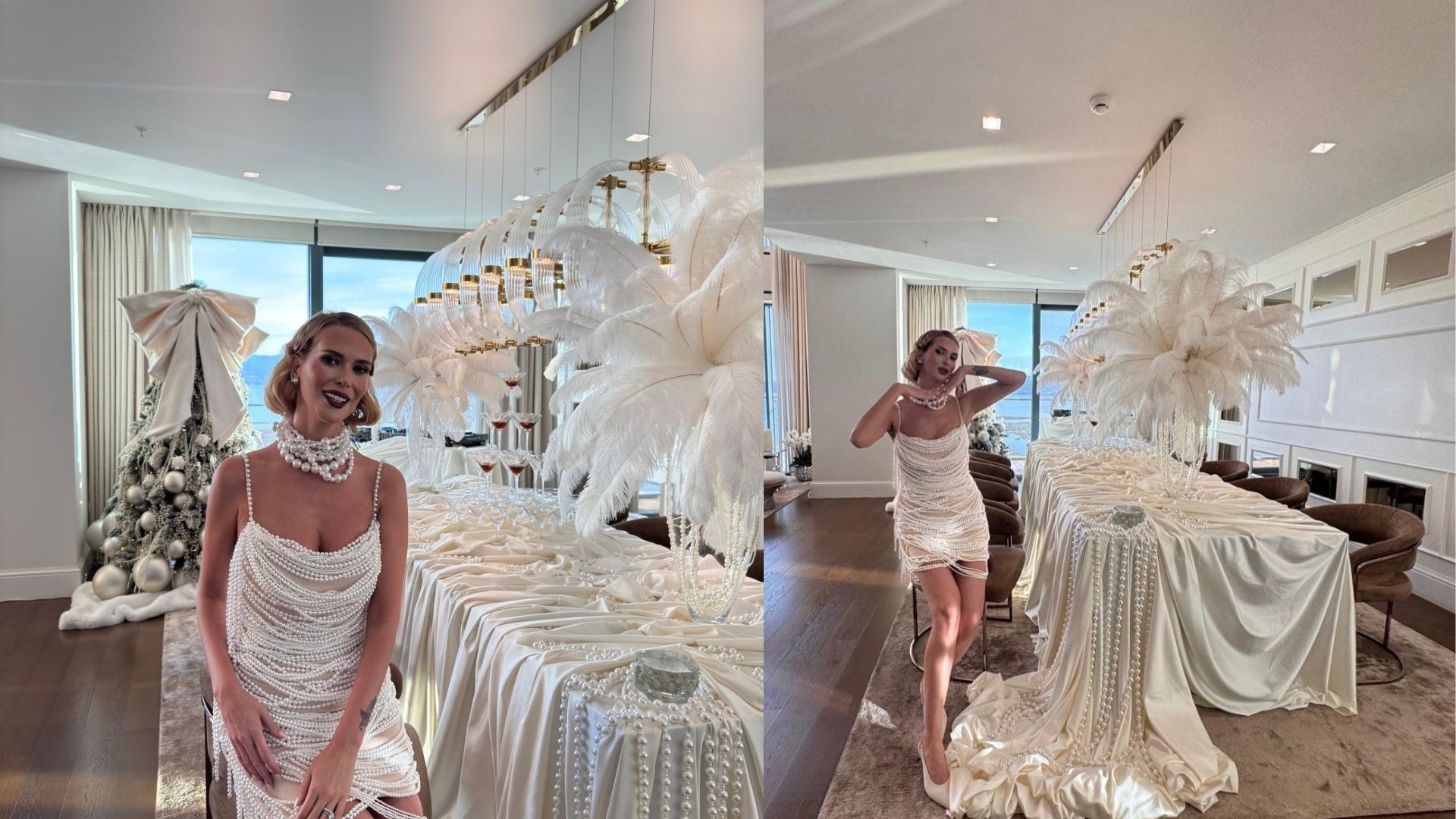 Burak Çiçek Couture İnci Detaylı Mini After Party Elbisesi ile Geceye Damga Vurmaya Hazır mısın? ✨💍